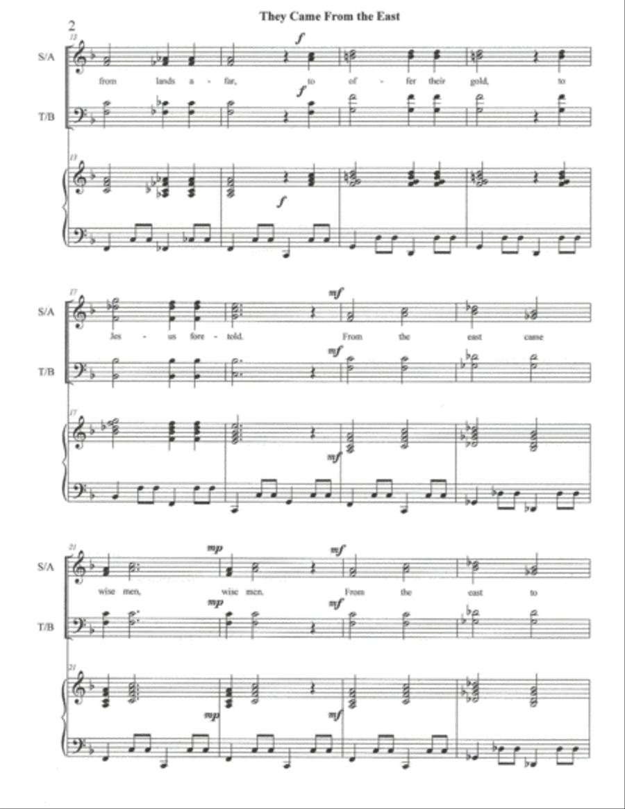 They Came From The East 4-Part scores gallery preview page 2