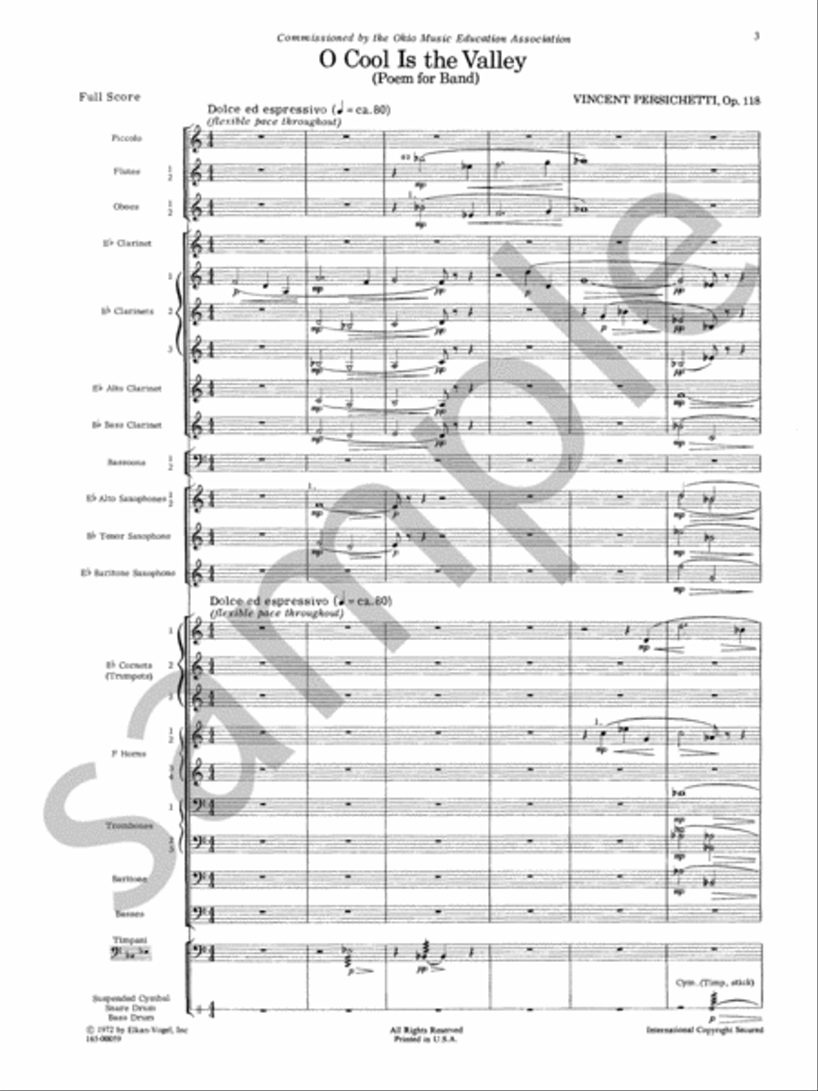 O Cool Is the Valley Concert Band scores gallery preview page 5