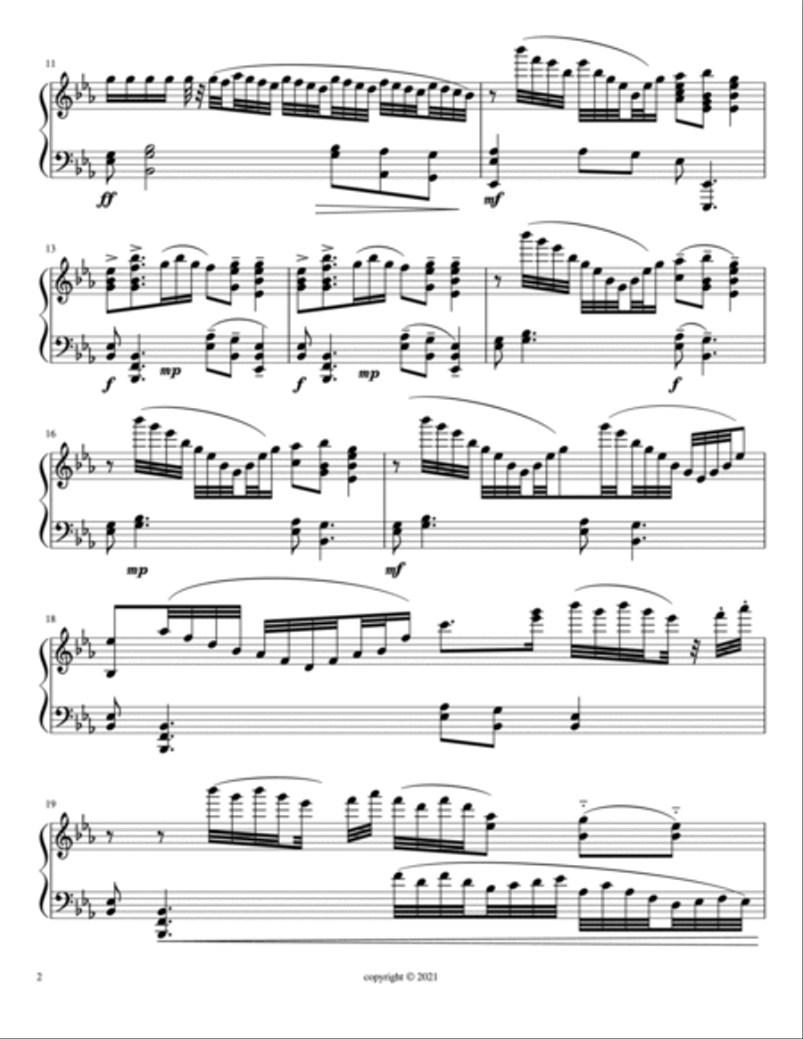 Piano Etude One Piano Method scores gallery preview page 2