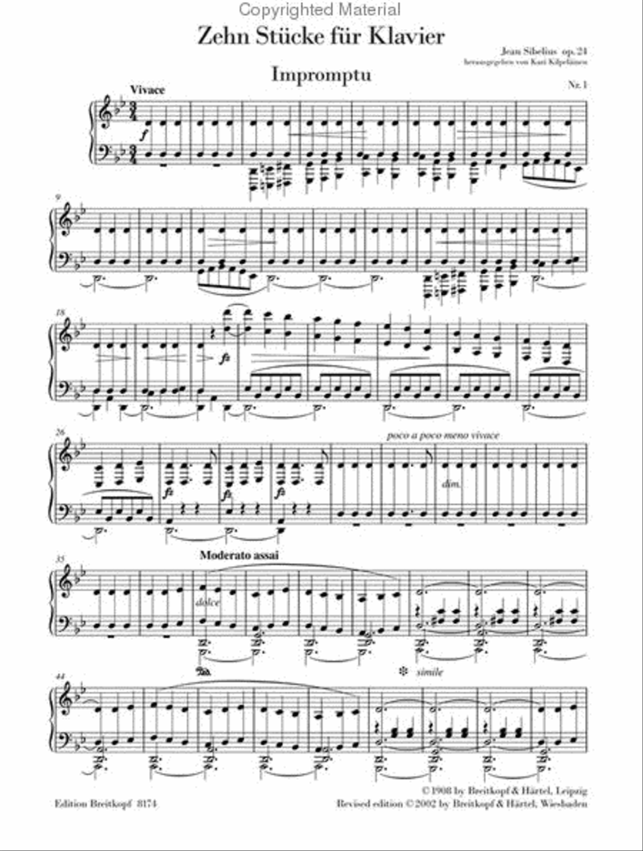 10 Pieces Op. 24 10 Pieces Op. 24 Piano Solo scores gallery preview page 2