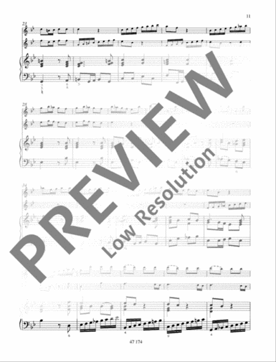 Trio Sonata C Minor Trio Sonata C Minor Flute scores gallery preview page 12
