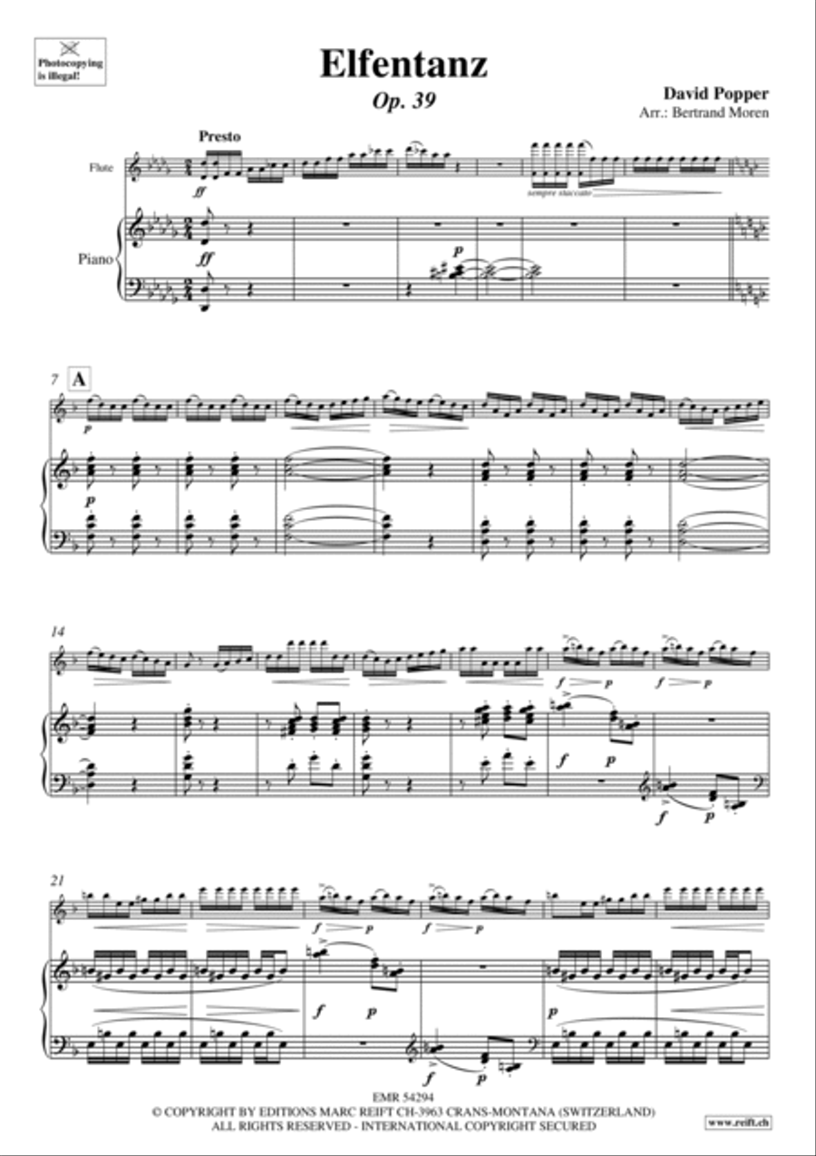 Elfentanz Flute Solo scores gallery preview page 4