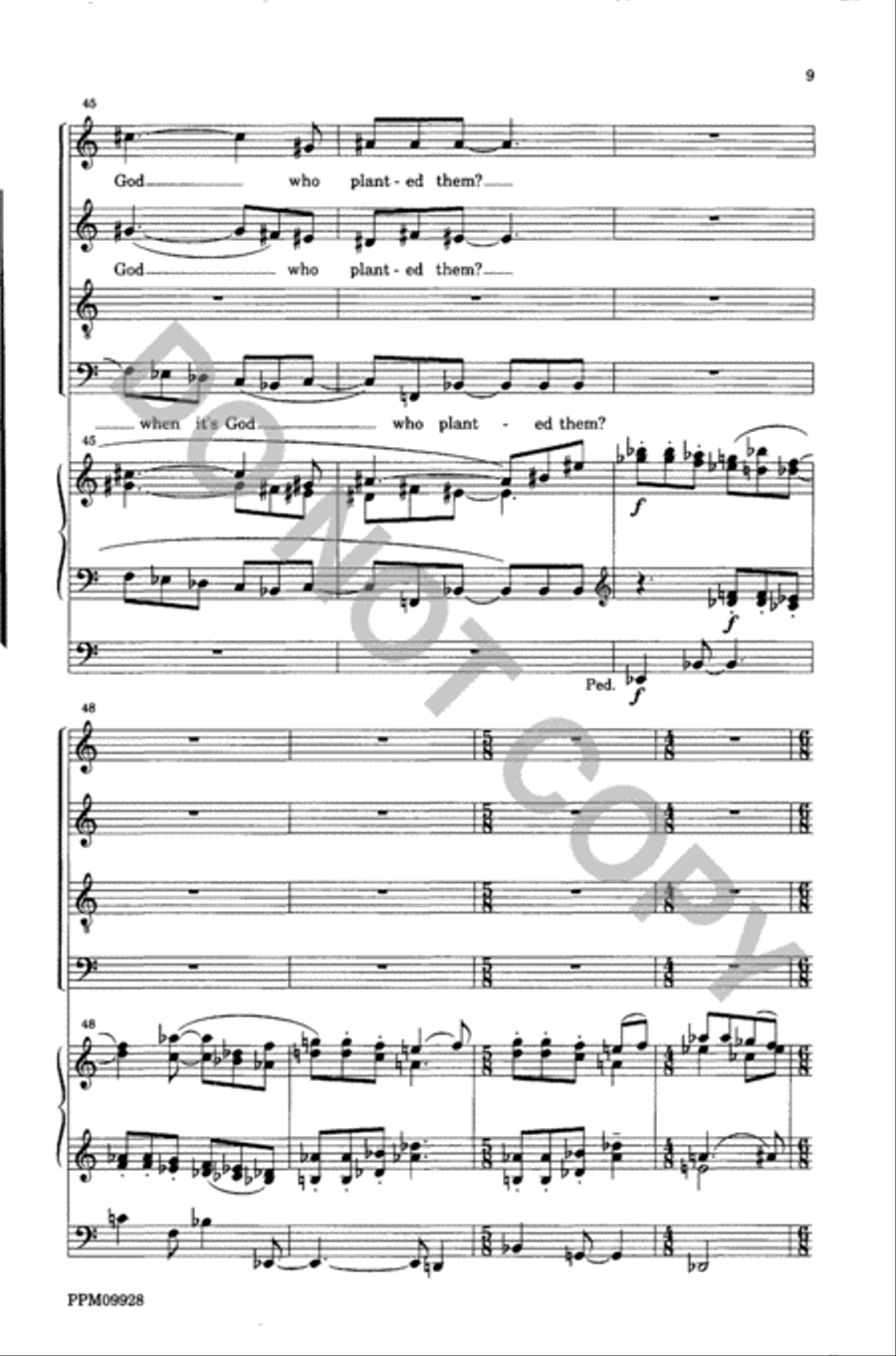 It is to God I Shall Sing Divisi scores gallery preview page 10