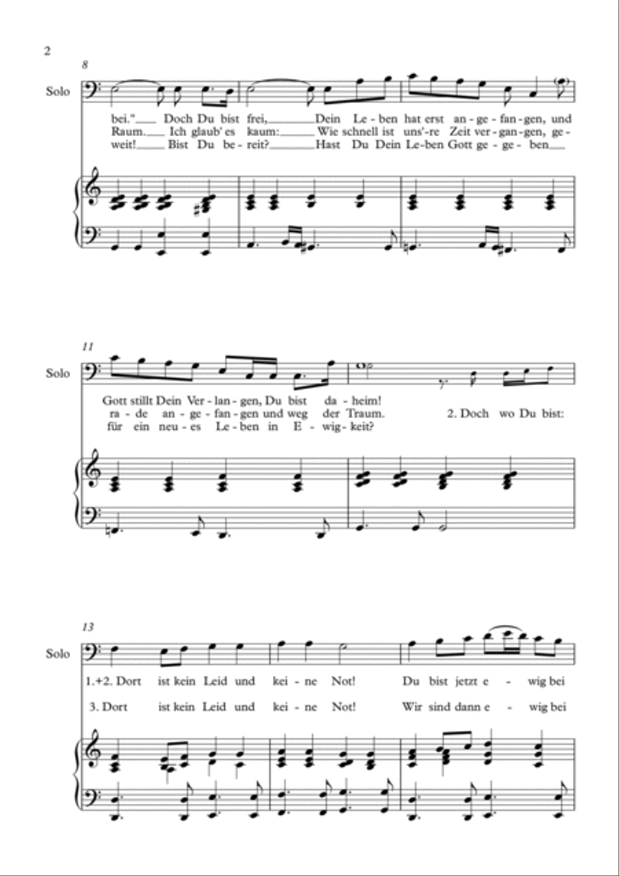 Lied an einen Freund Voice scores gallery preview page 2