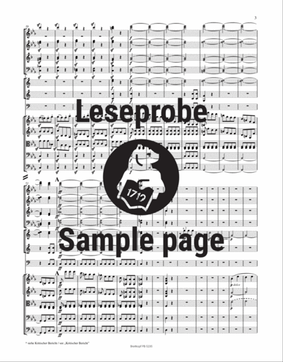 Symphony No. 5 in C minor Op. 67 Orchestra scores gallery preview page 4