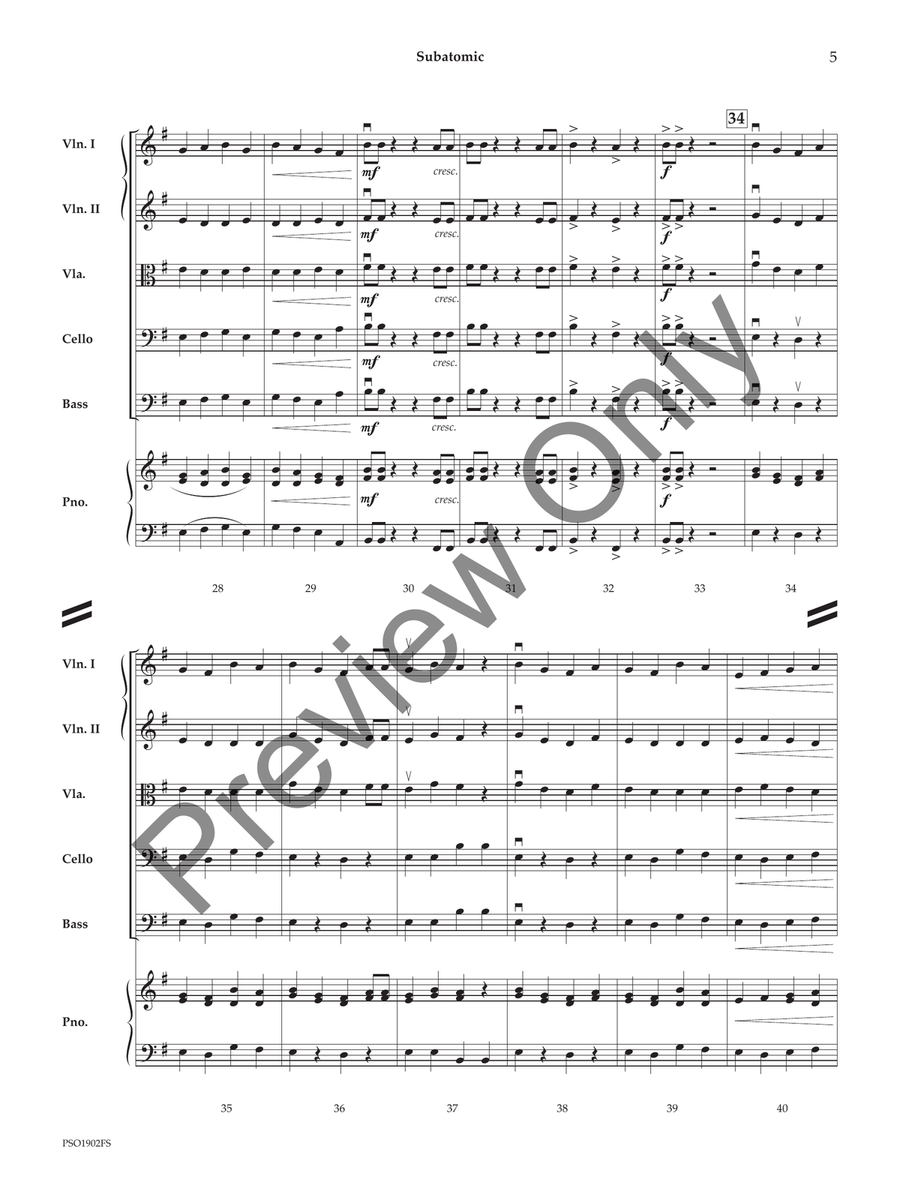 Subatomic String Orchestra scores gallery preview page 4