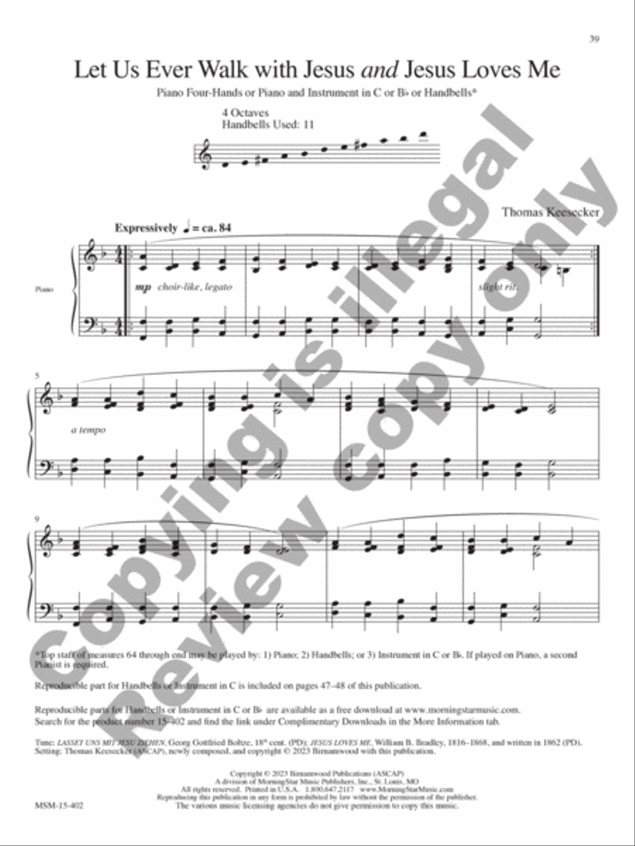 Hymn to Joy: 10 Hymn Settings for Piano