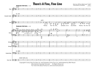 Book cover for There's A Fine, Fine Line - Score Only