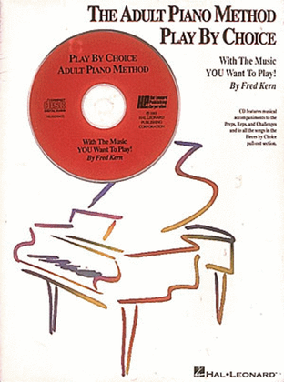 Book cover for The Adult Piano Method Play by Choice - Accompaniment CD