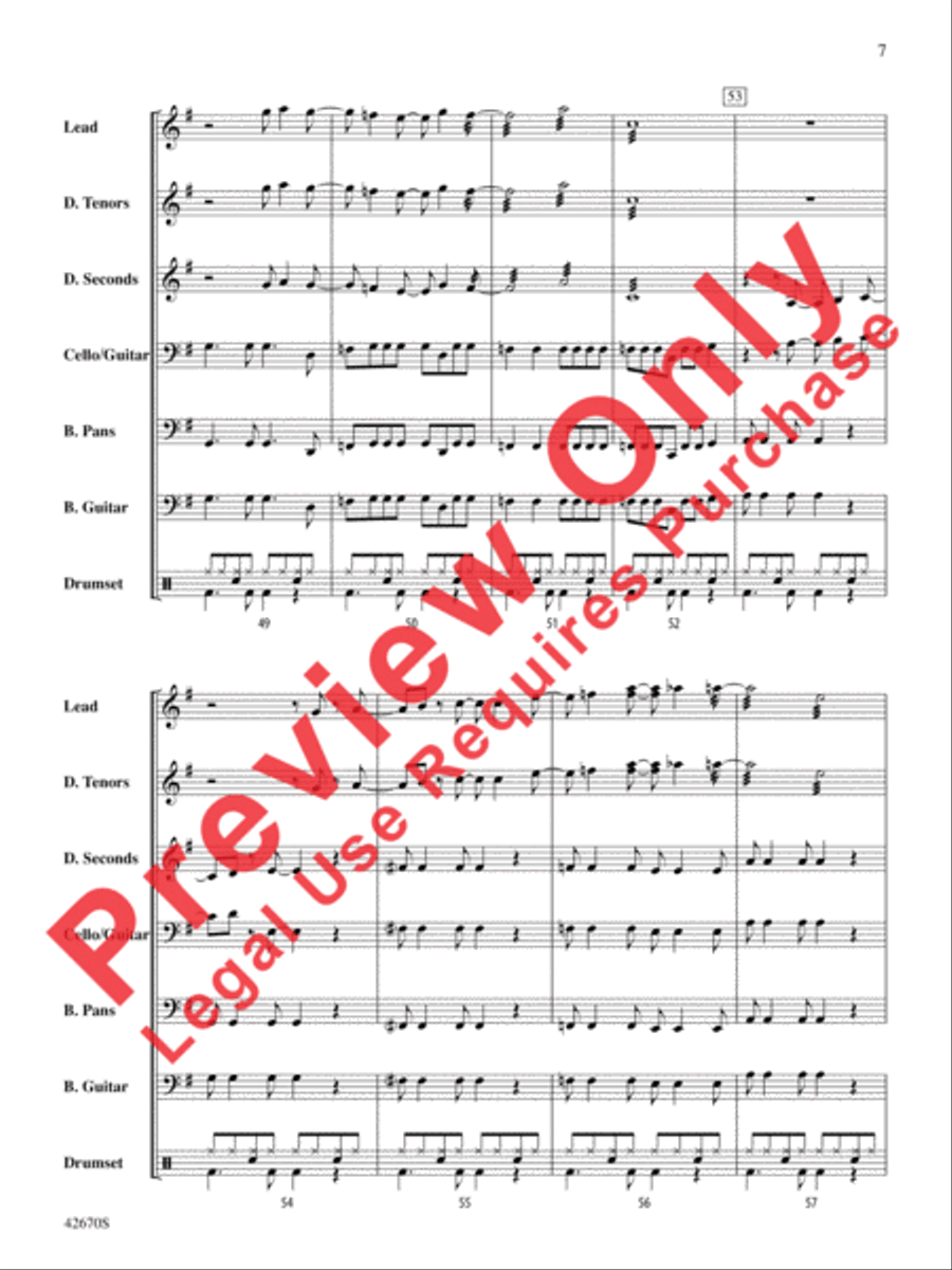 25 or 6 to 4 25 or 6 to 4 Steel Drum Band scores gallery preview page 8