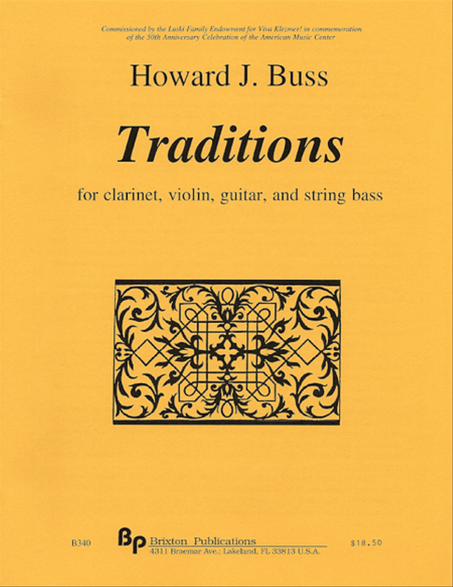 Traditions Clarinet scores gallery preview page 1