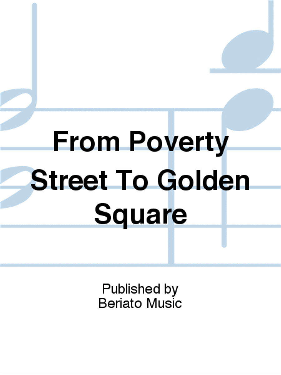 From Poverty Street To Golden Square Piano, Vocal, Guitar scores gallery preview page 1