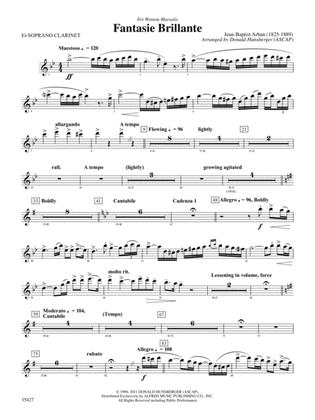 Fantasie Brillante: E-flat Soprano Clarinet