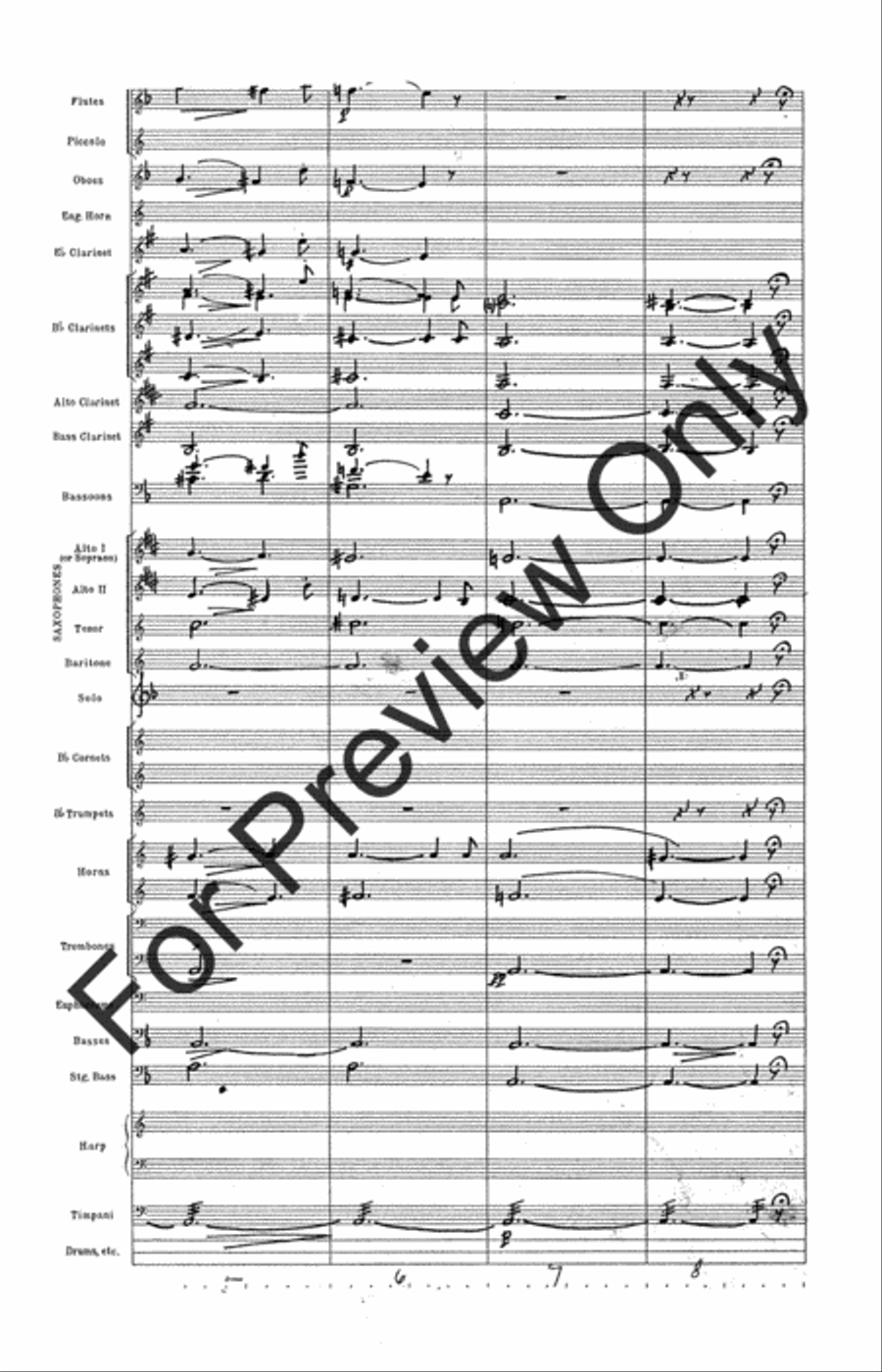 Fantasie Pastoral Hongroise (Score) Concert Band scores gallery preview page 5