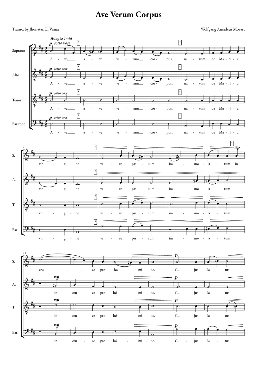 Ave Verum Corpus