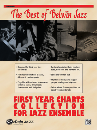 Book cover for First Year Charts Collection for Jazz Ensemble