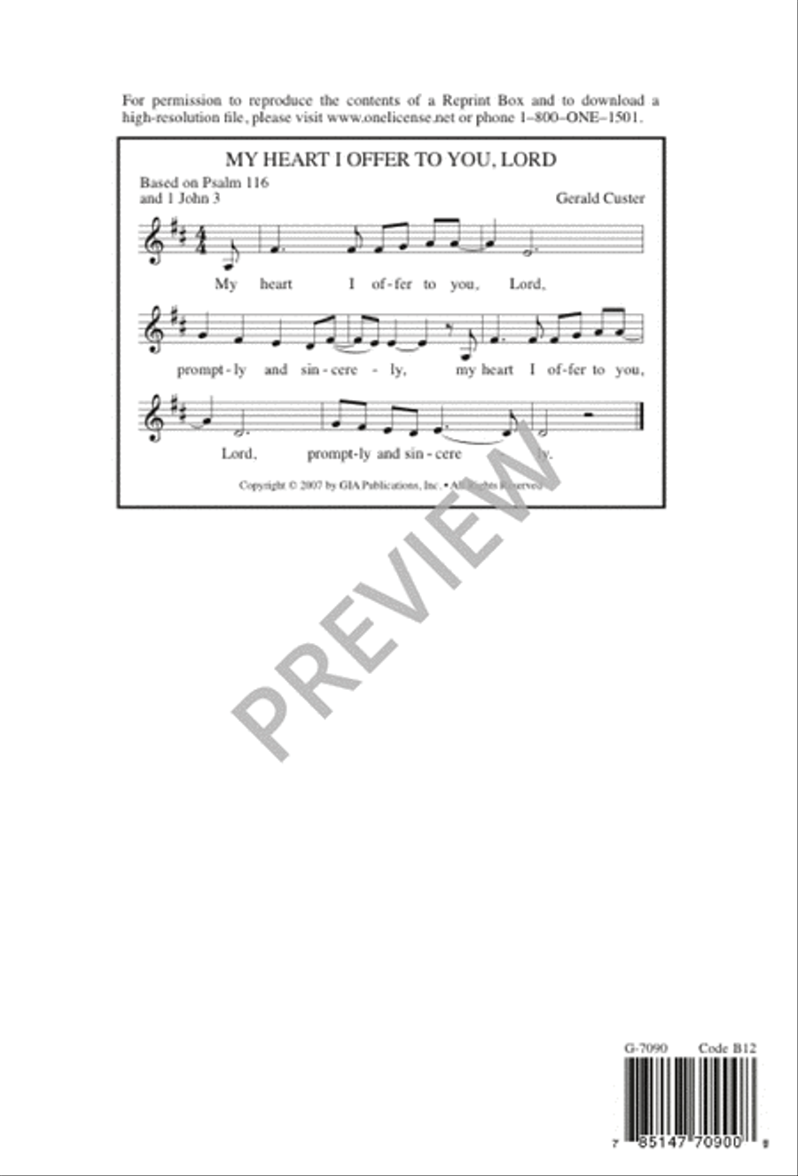 My Heart I Offer to You, Lord Divisi scores gallery preview page 11