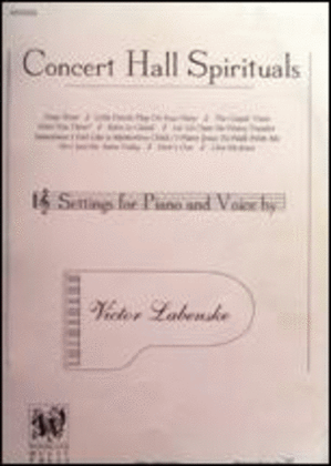 Book cover for Concert Hall Spirituals
