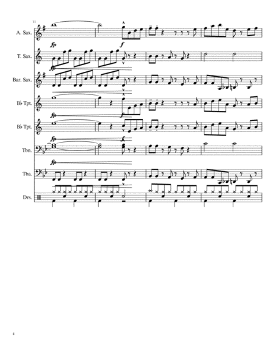 September Large Ensemble scores gallery preview page 4