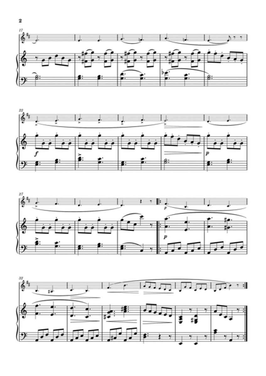 Burgmüller "La chasse" Trumpet & piano