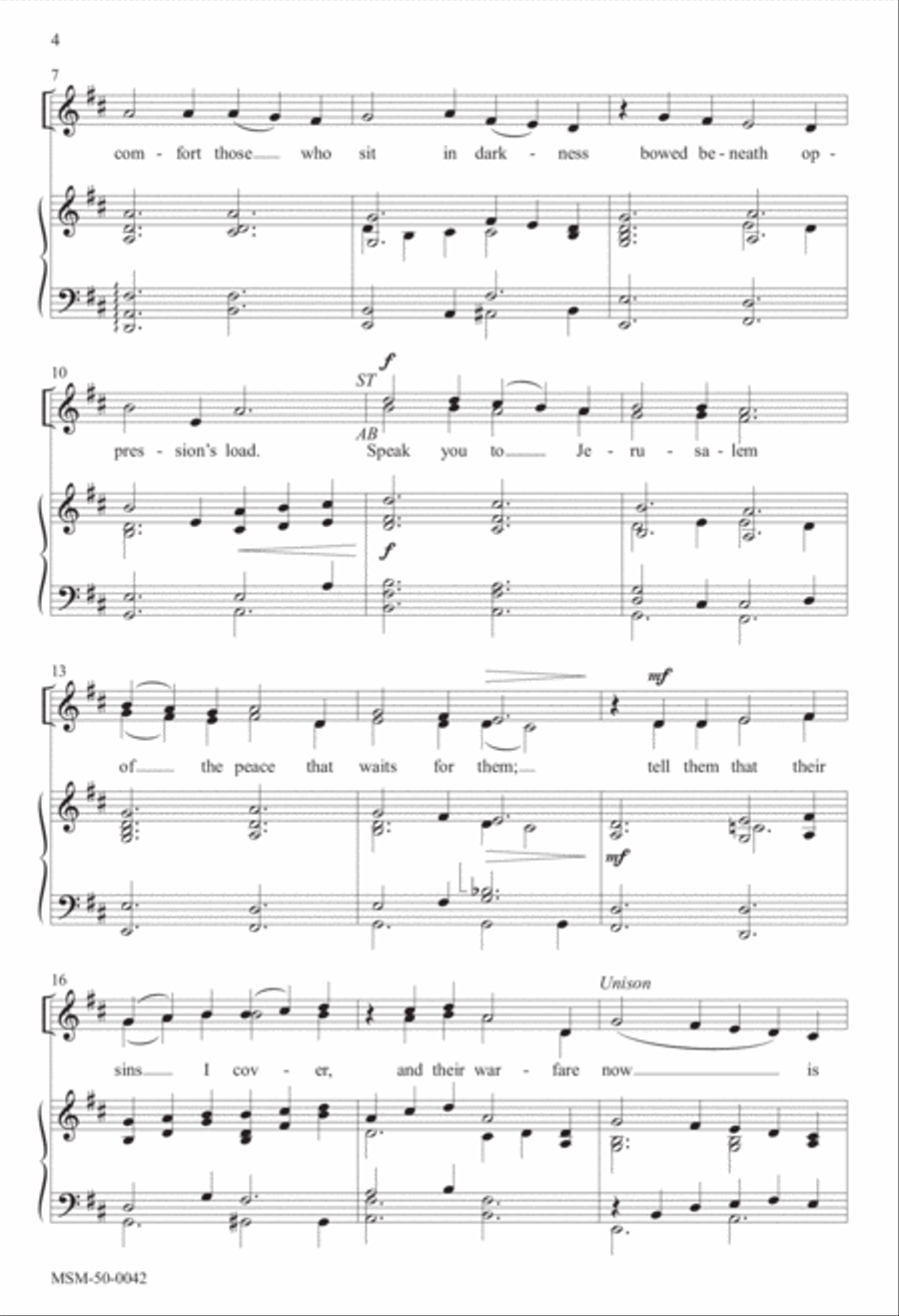 Advent Introit and Amen 4-Part scores gallery preview page 2