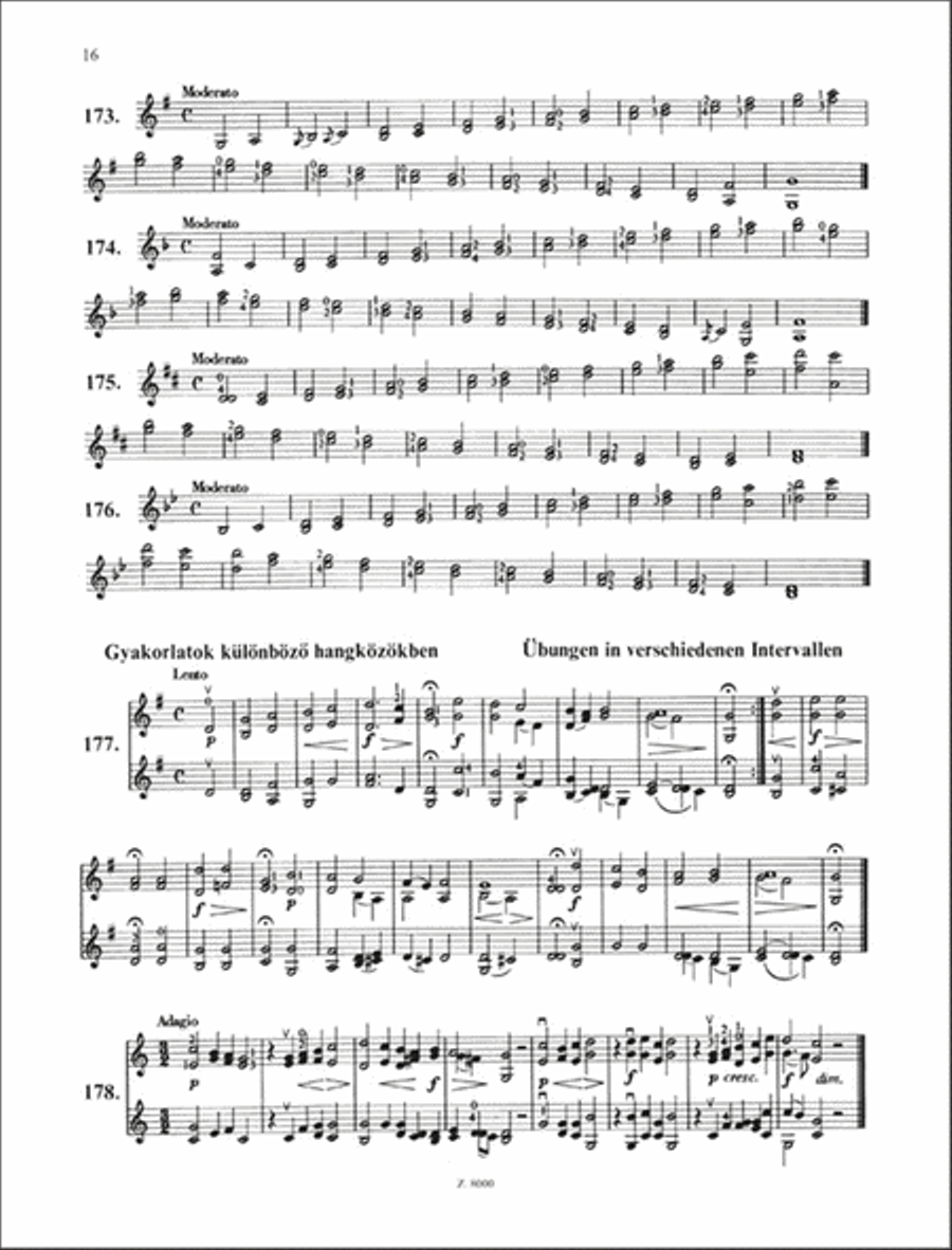 Doppelgriff-Schule für Violine op. 50 Vol. 2 Violin scores gallery preview page 3