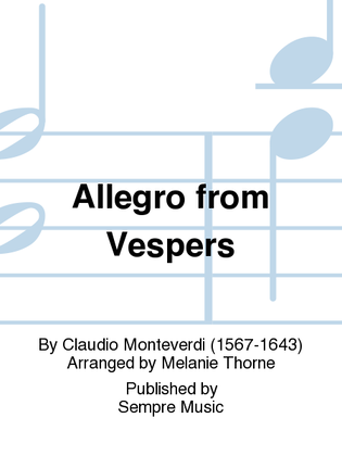 Allegro from Vespers