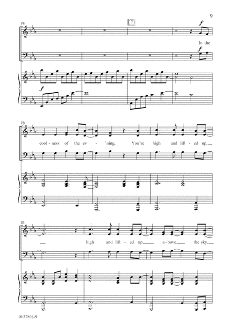 High and Lifted Up High and Lifted Up 3-Part scores gallery preview page 10