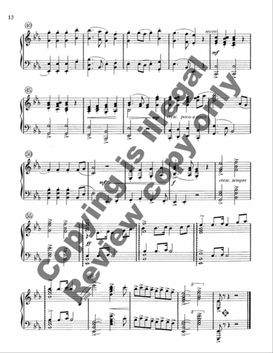 The Seven Joys of Christmas (Harp Part) Choir scores gallery preview page 9