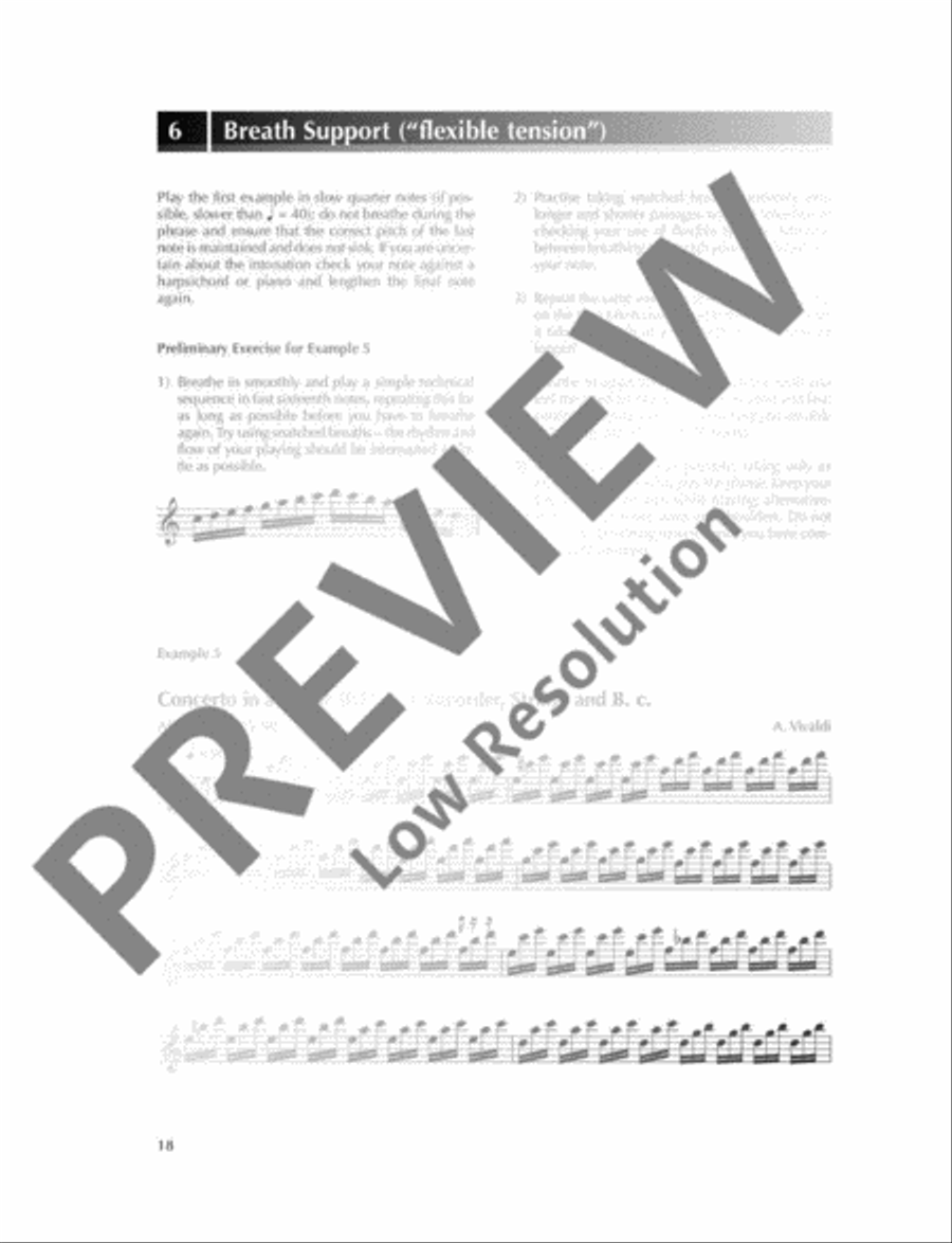 Advanced Recorder Technique Soprano Recorder scores gallery preview page 19