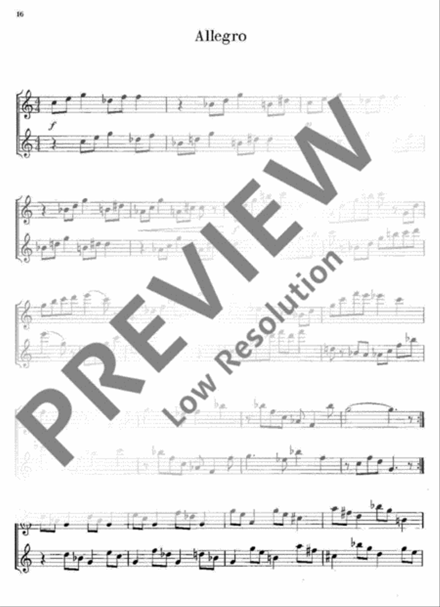 Dance piece Dance piece Alto Recorder scores gallery preview page 17