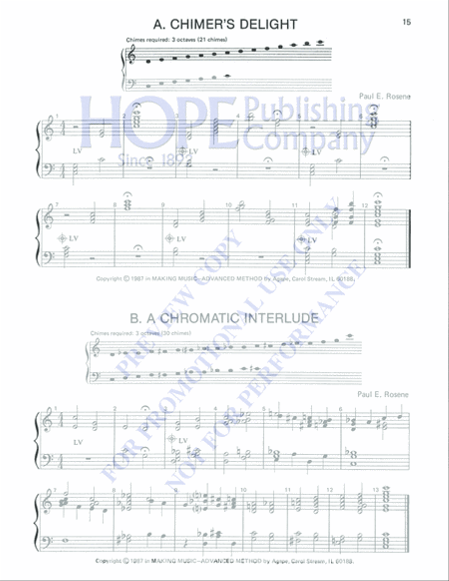 Making Music with Choirchimes 2-Octaves scores gallery preview page 17
