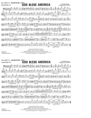 God Bless America - Baritone B.C.