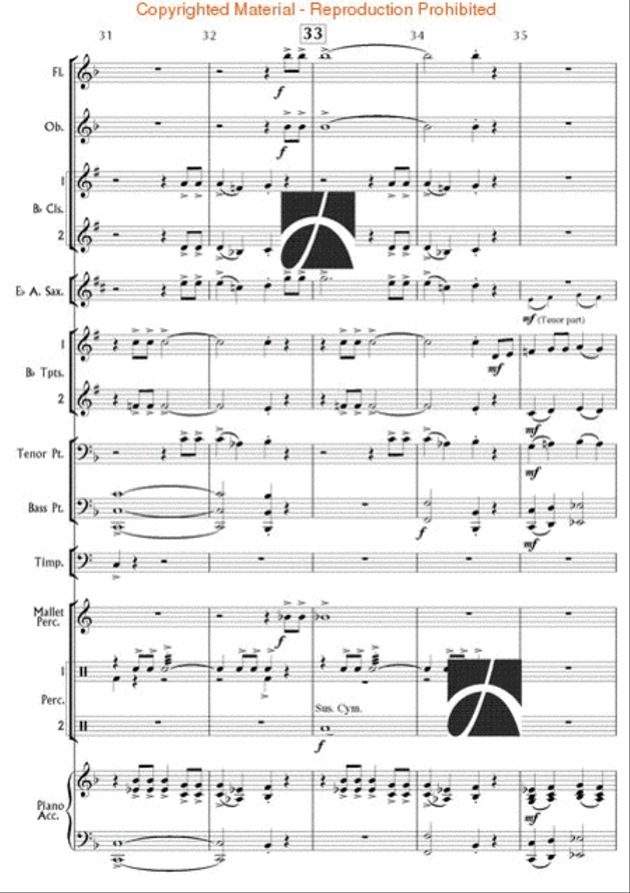The Big Apple (A New York Symphony)(Symphony No. 2) Concert Band scores gallery preview page 8