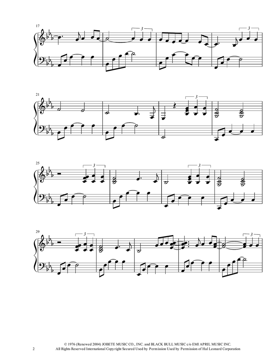 Isn't She Lovely Harp scores gallery preview page 2