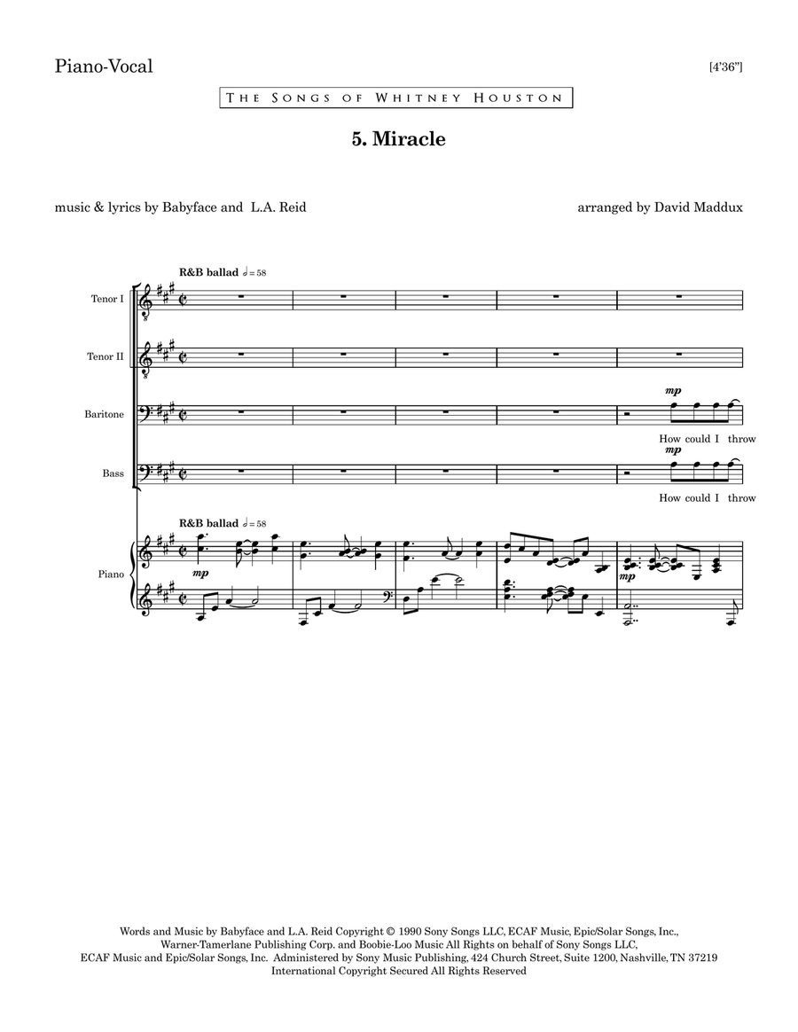 Miracle TTBB scores gallery preview page 1