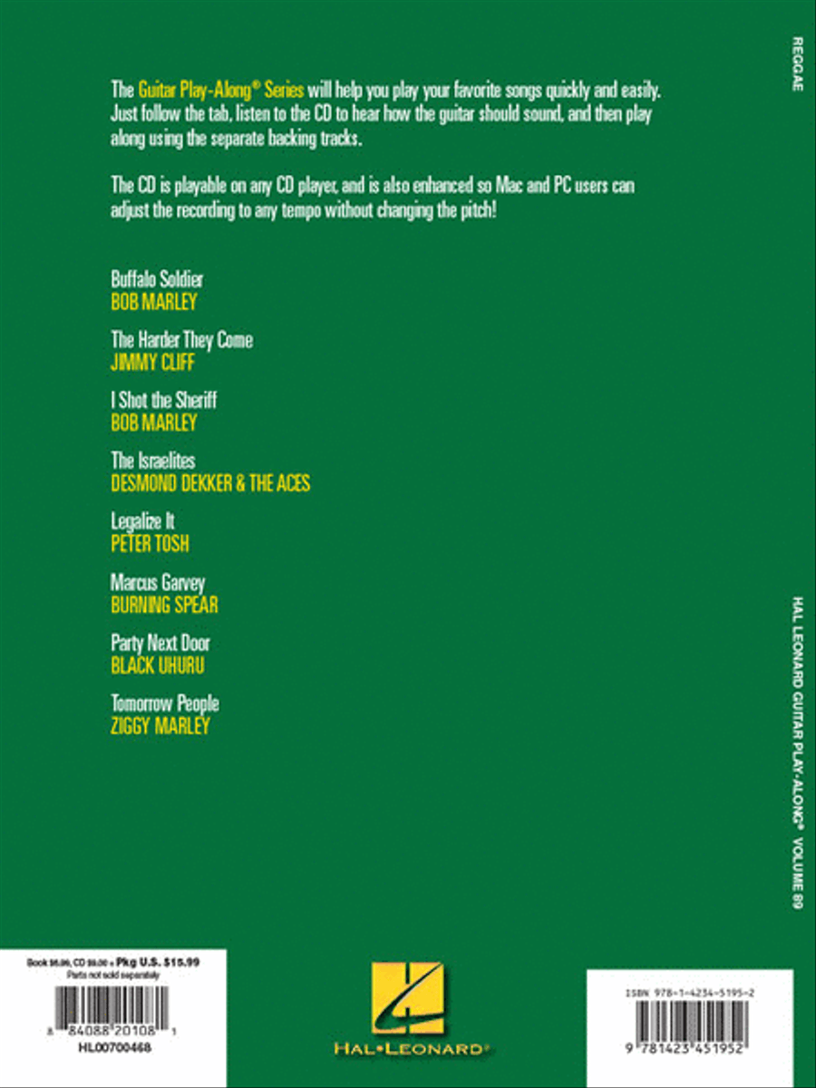 Reggae Guitar Tablature scores gallery preview page 6
