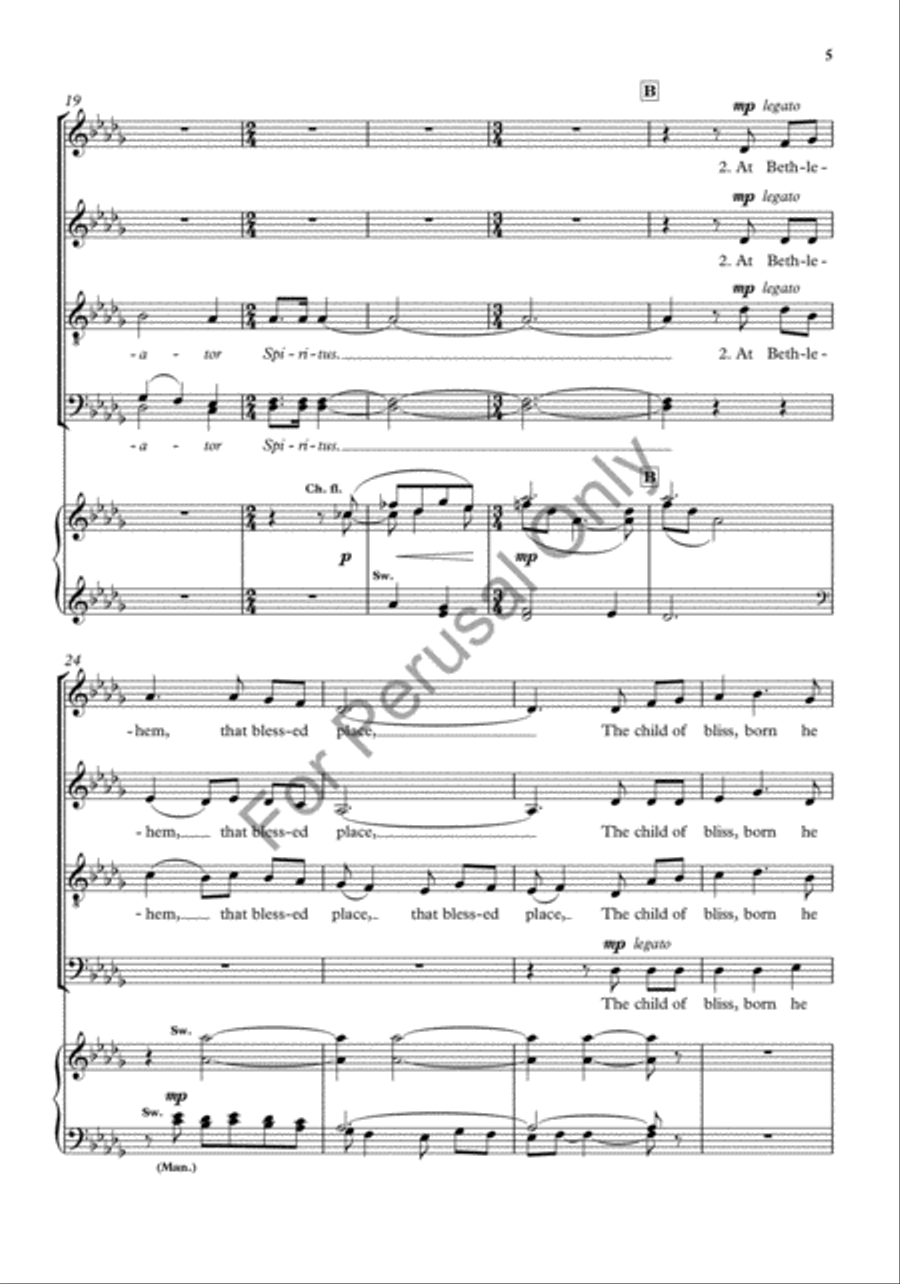 Suzi's Carol 4-Part scores gallery preview page 4