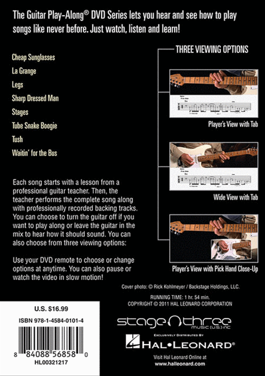 ZZ Top Guitar Tablature scores gallery preview page 2