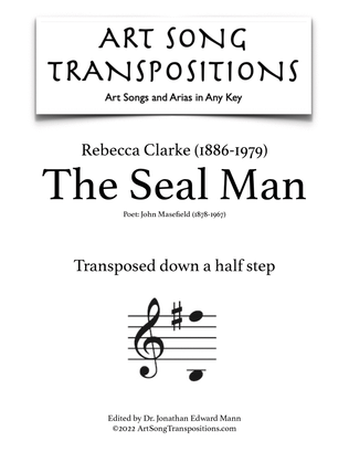 Book cover for CLARKE: The Seal man (transposed down a half step)