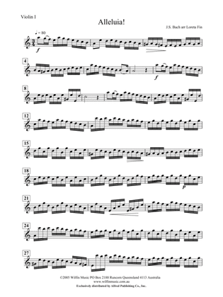 Alleluia!: 1st Violin