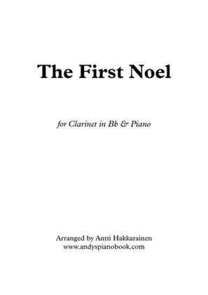 Book cover for The First Noel - Clarinet & Piano