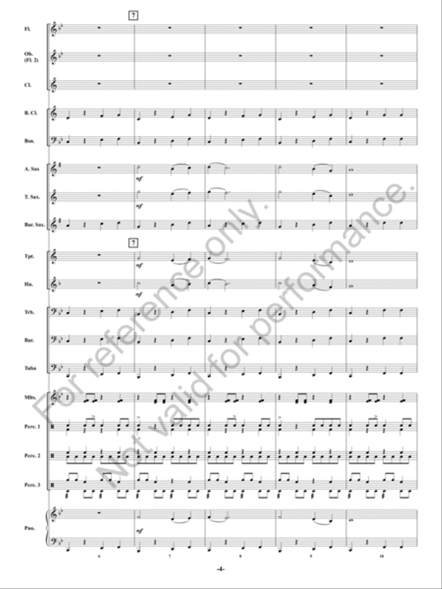 Danza Del Mambo Danza Del Mambo Concert Band scores gallery preview page 5