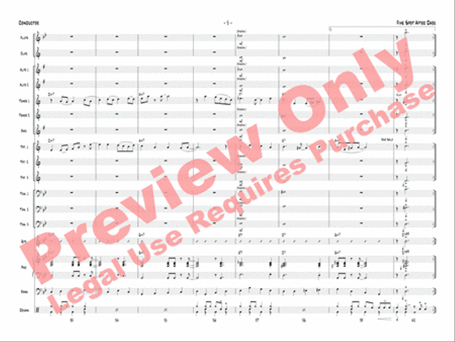 Five Spot After Dark Jazz Ensemble scores gallery preview page 8