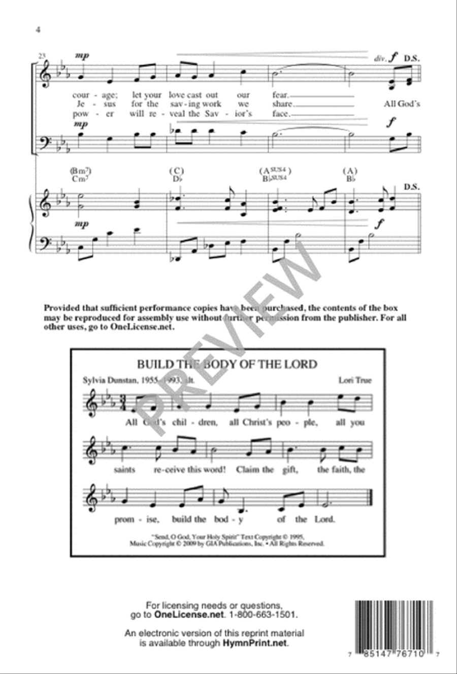 Build the Body of the Lord 3-Part scores gallery preview page 4