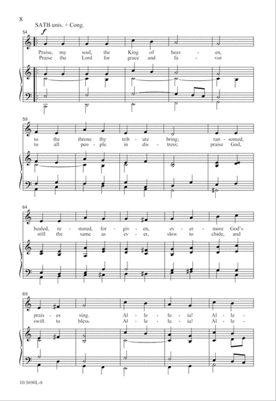 King of Heaven 4-Part scores gallery preview page 8