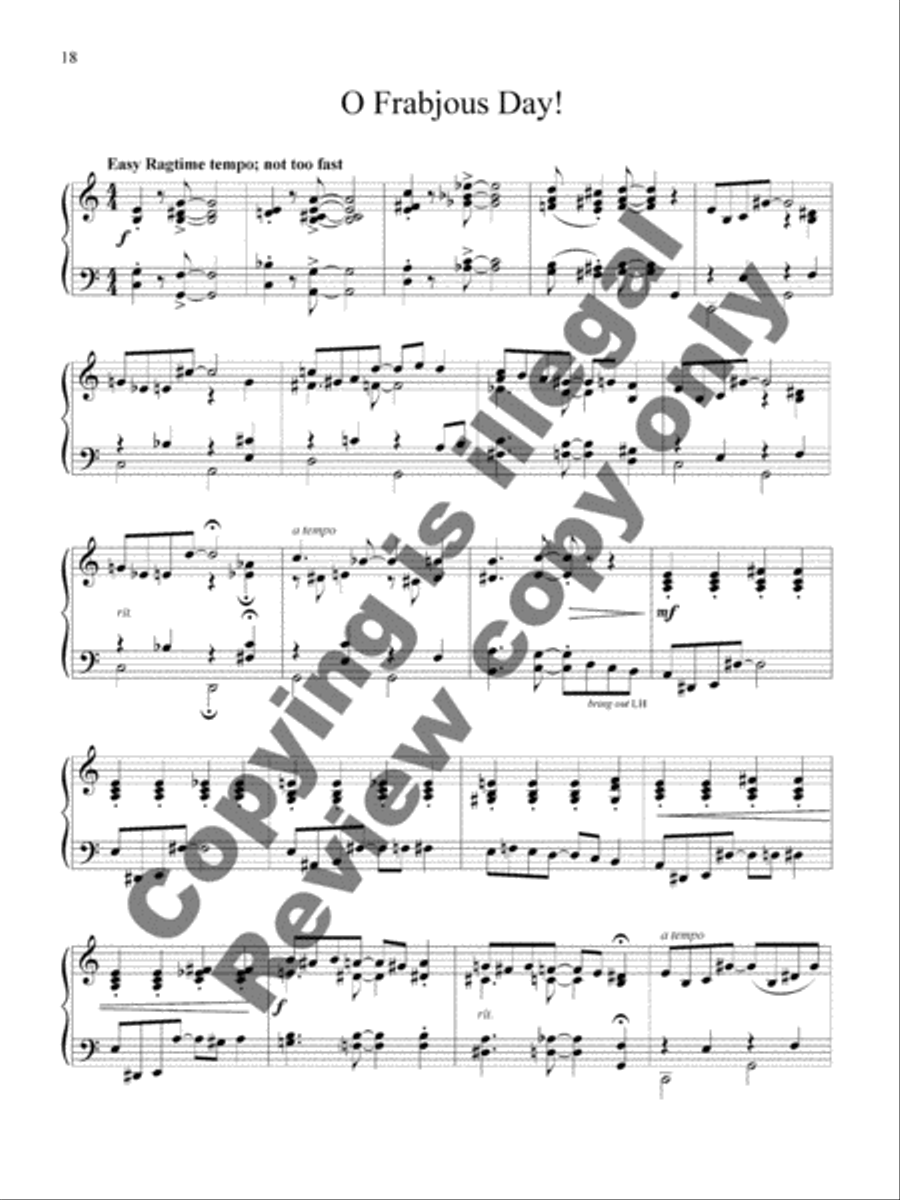 Jabberwocky! Jabberwocky! Piano Solo scores gallery preview page 20