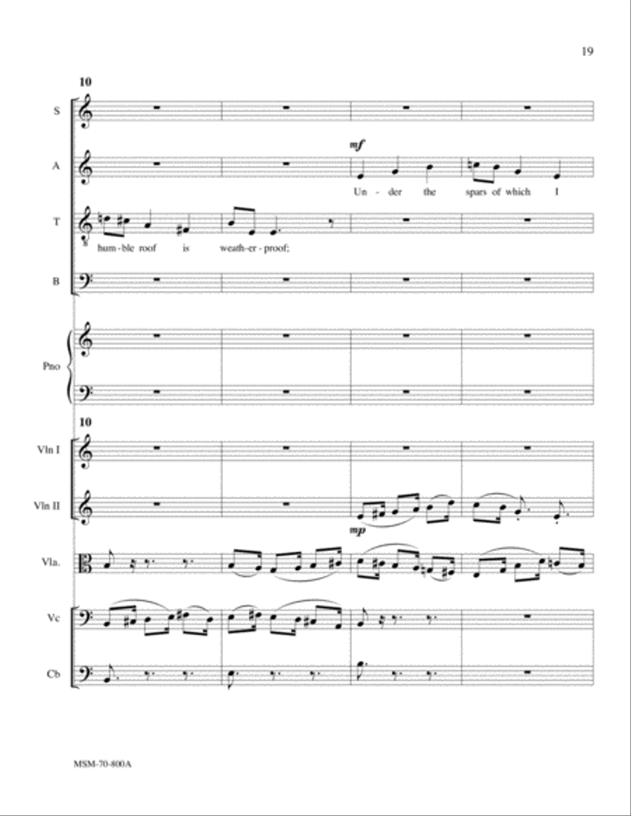 Serenade (Orchestra Score) Choir scores gallery preview page 8