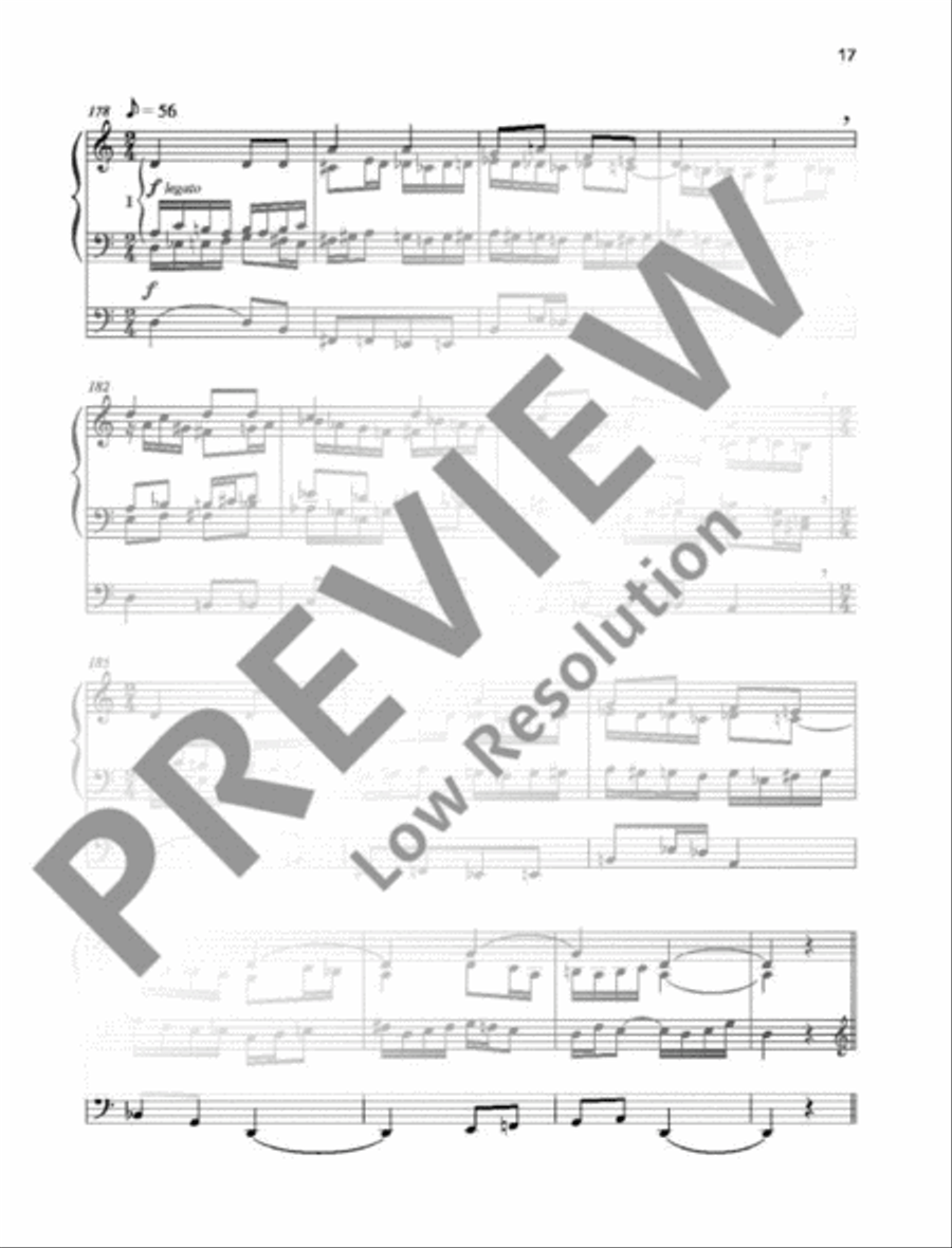 Toccata con Variazioni Organ scores gallery preview page 18