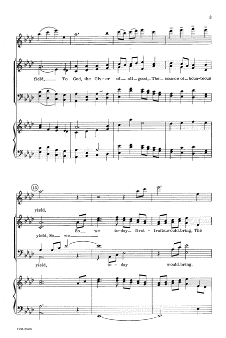 First-Fruits First-Fruits 2-Part scores gallery preview page 3
